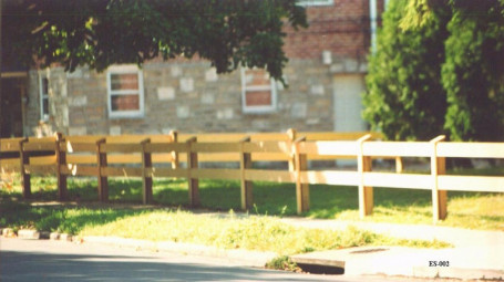 2 Rail PT Estate Fence